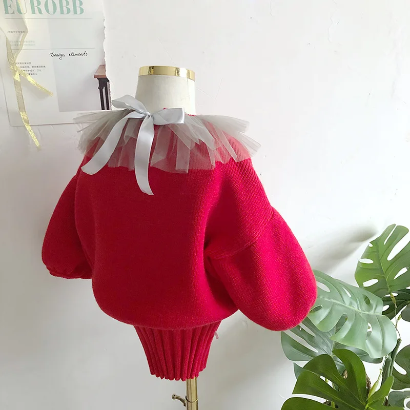 Детский свитер модная осенне зимняя детская одежда новый вязаный комплект с