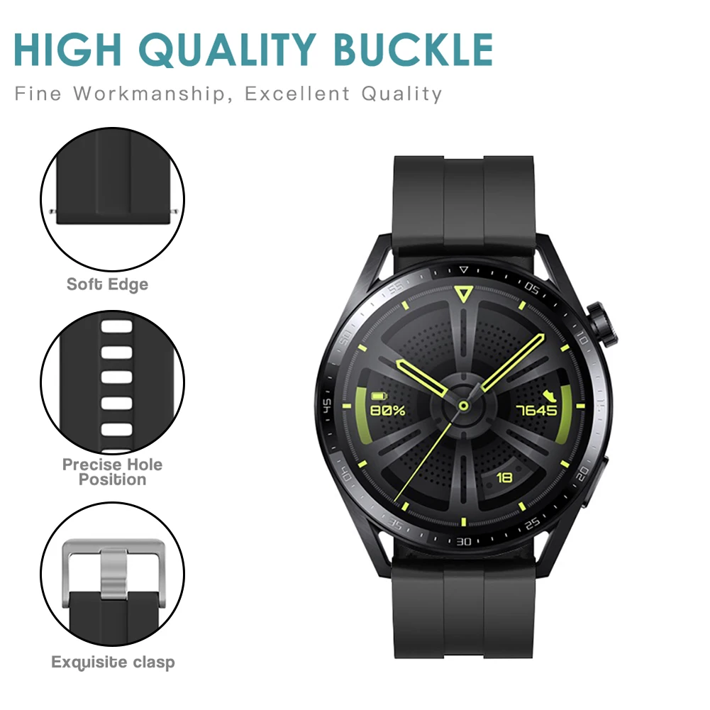 Ремешок спортивный для смарт-часов Huawei Watch GT3/GT2 42 мм браслет наручных часов
