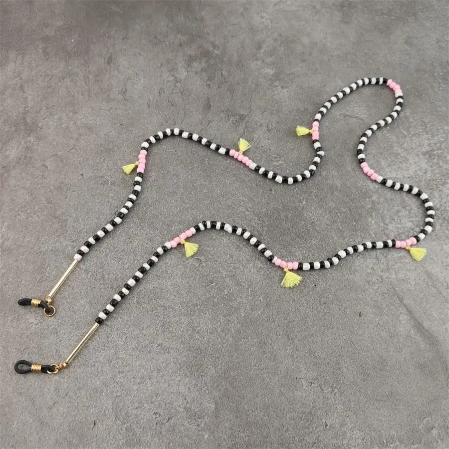 Модная цепочка для очков чтения женщин солнцезащитные очки с кисточками шнурок