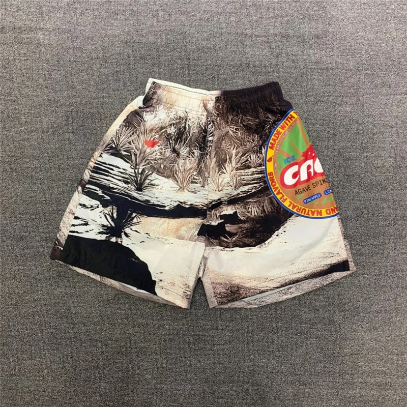 

Шорты спортивные унисекс из сетчатой ткани с принтом кактуса и Джека, 1:1