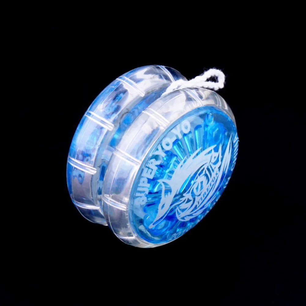 1 шт. Пластик легко носить с собой йо вечерние красочные игрушки спиннинг строку