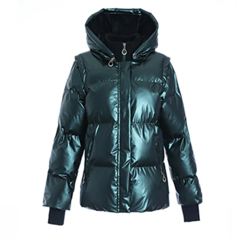 

2019 Winter Hooded Short Coat Female Warm Parkas Puffer Winter Jacket Women Thicken Parka Women Coat PP317