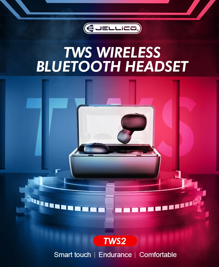 Jellico Bluetooth наушники спортивные Blutooth 5 0 Беспроводной вкладыши Tws с Handsfree