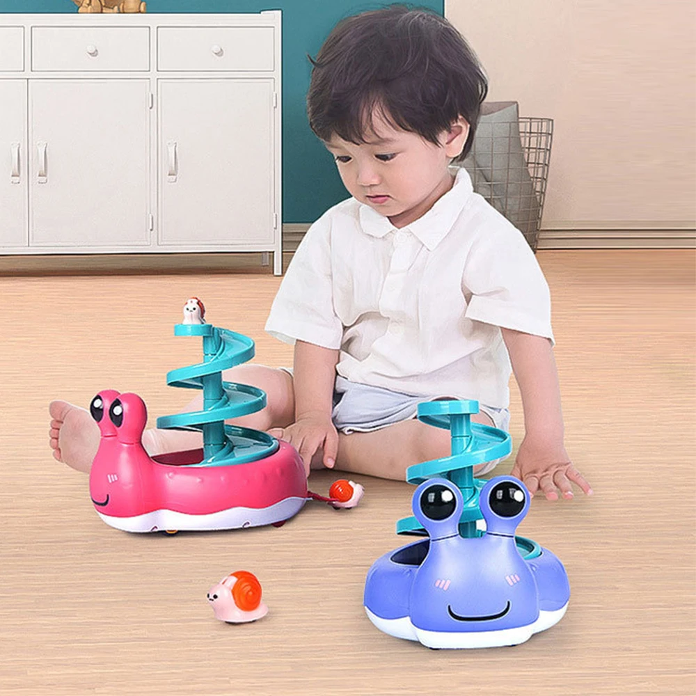 3Pcs Kids Mini Inertia Race Snail Car Sliding Toy Set Cartoon Running Motor Vehical Baby Spiral Chute Boys Girls Gifts | Игрушки и хобби
