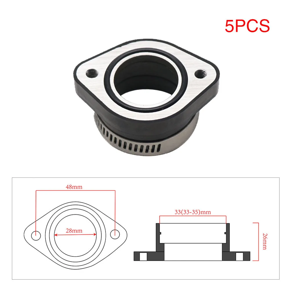 

ZSDTRP мотоцикл карбюратор адаптер Впускной впускной трубы для PWK 21/24/26/28/30/32/34 мм PE26/28/30 мм TM28/32/34 Карбюратор велосипед грязи