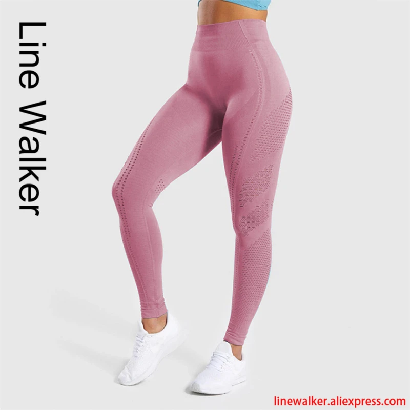 Бесшовные Женские Штаны Для Йоги Акула с высокой талией простроченные