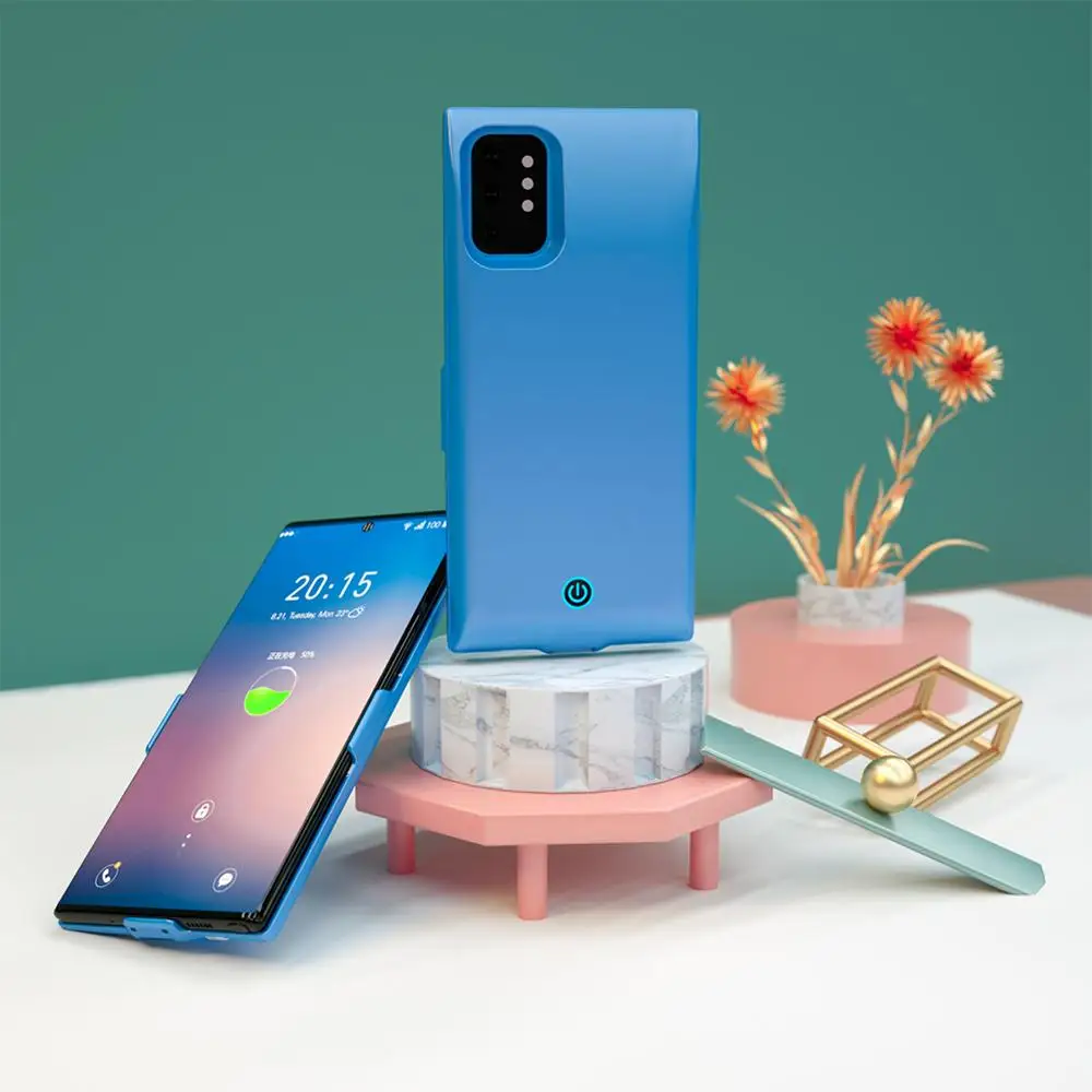 Чехол с аккумулятором 7000 мАч для Samsung Note 10 Pro чехол зарядным устройством смартфона