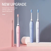 bayakang ultrasonic electric tooth brush 4 cleaning modes smart timing ipx7 waterproof dupont bristles induction charging