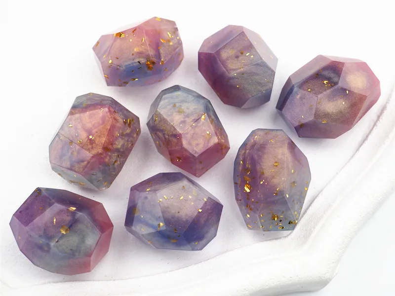 Эпоксидная смола сделай сам нестандартный геометрический граненый драгоценный