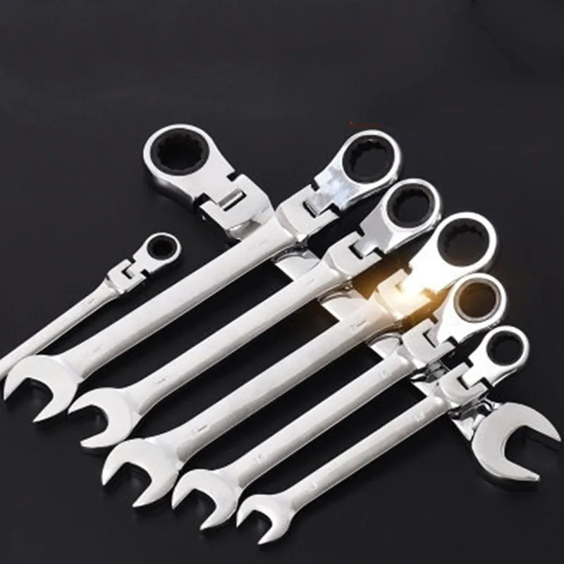 Ключ с храповым механизмом двойного назначения 12 мм вращающейся головкой 180 ° |