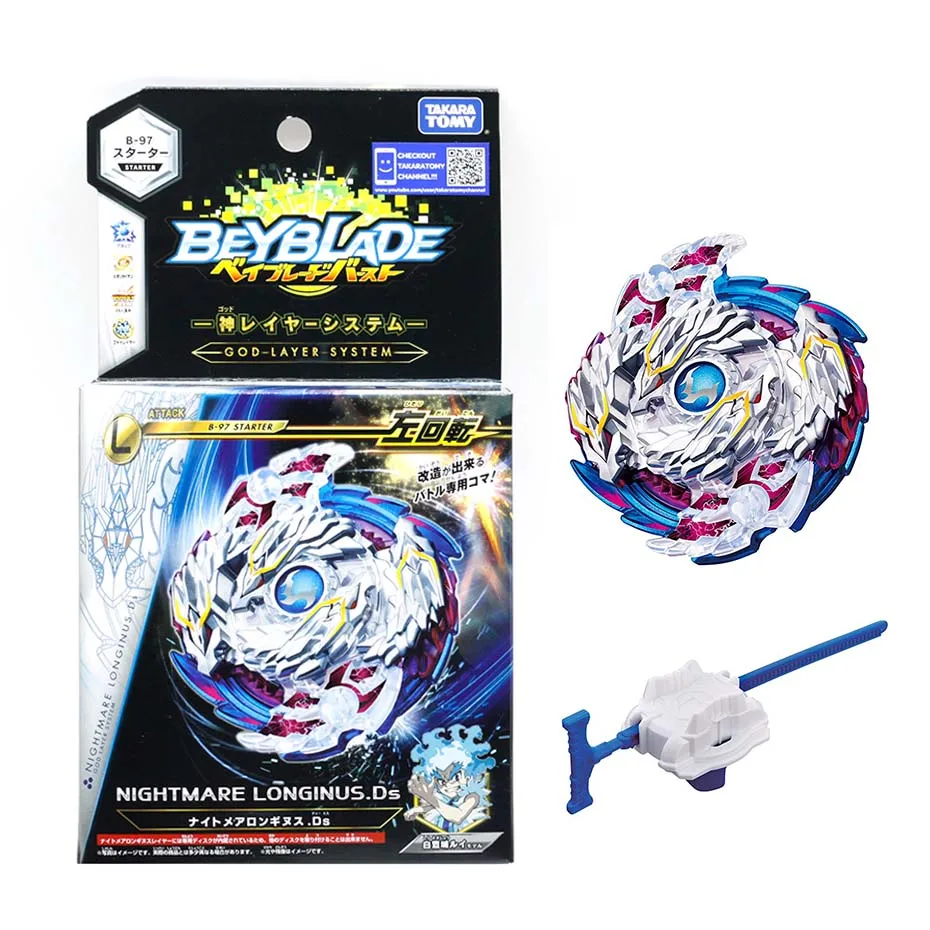 Takara Tomy оригинальный Beyblade Burst Starter Зенона Excalibur B 97 с пусковым устройством бей