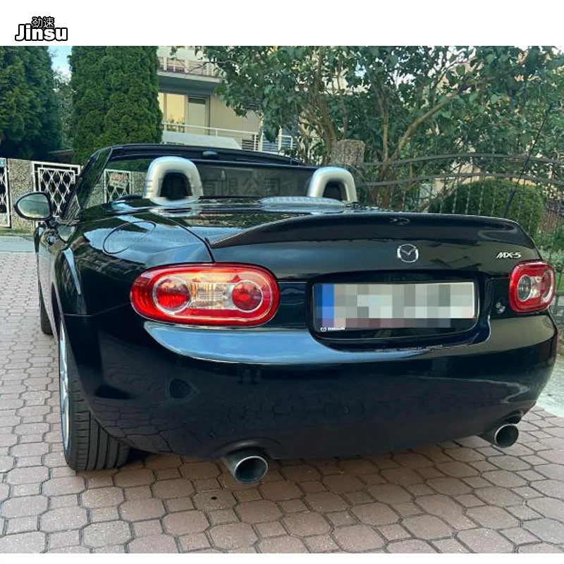 Спортивный стильный спойлер из углеродного волокна для заднего багажника