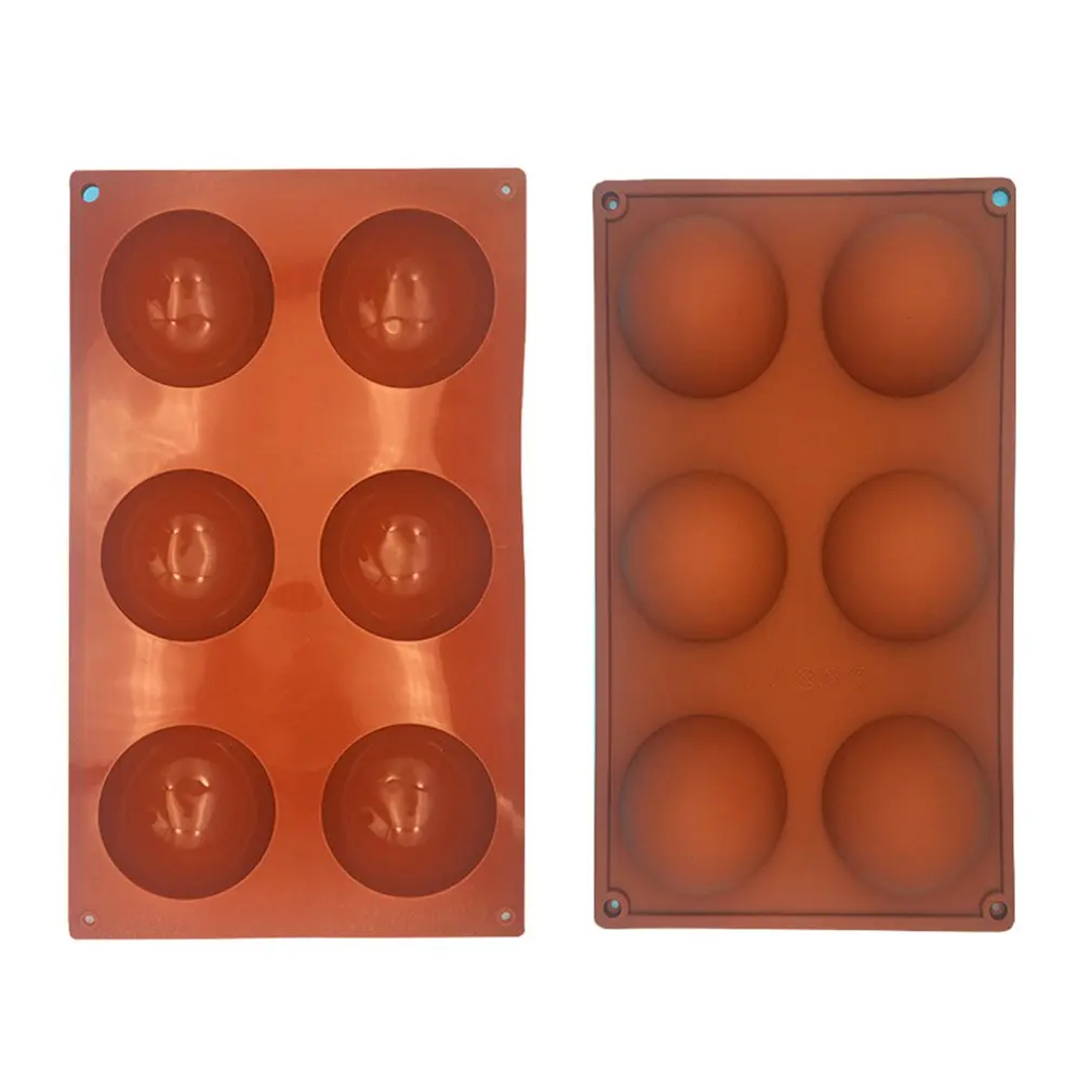 DIY Творческий полусферы круглая силиконовая шоколадный торт форма для пирога