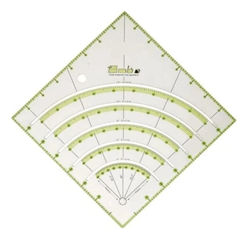 

Patchwork Ruler Sewing Measuring Ruler Sewing Tool Acrylic Power Clothes Ruler DIY Manual Patchwork Ruler Sewing Tool