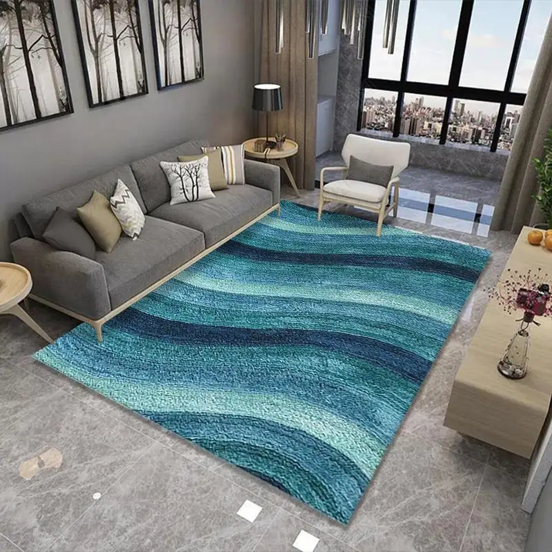 

Nordic Style Simple Soft Polyester Rug Living Room Bedroom Rug Home Rug Delicate Area Rug Floor Door Mat Fashion Big Rug