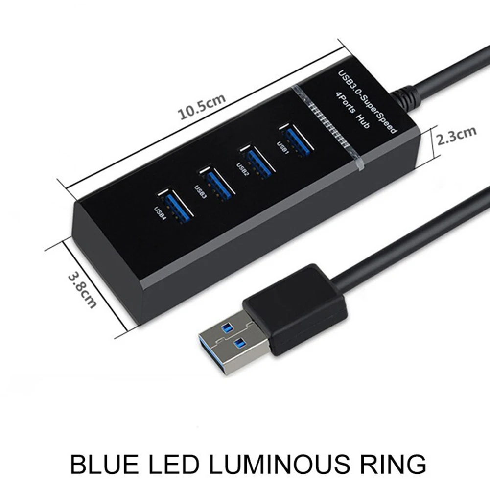 

Multi-function USB 3.0 Hub Lightweight High Speed 5Gbps USB Splitter Adapter Converter for Macbook Laptop PC Tablet Computer