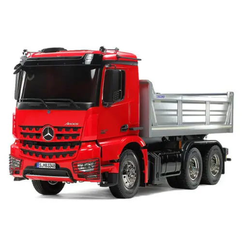 Тамия 56361 3348 AROCS 6X4 грузовик красная кабина и серебряная кровать Ed.|Детали