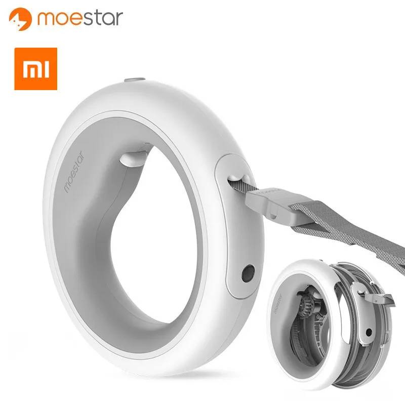 Новое прибытие оригинальный Xiaomi Мини MOESTAR НЛО 2 6 м выдвижной поводок для собак