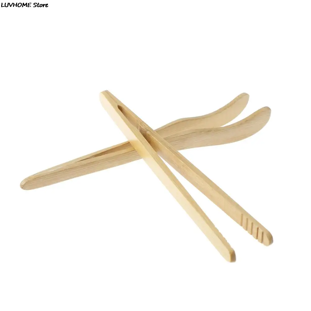 3 размера деревянный Пинцет для чая щипцы бекона бамбуковые кухонные салата