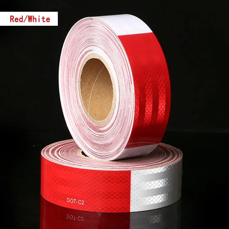 

Reflective Safety Conspicuity Tape Car Campers Boats Trailer Reflectors Warning Tape