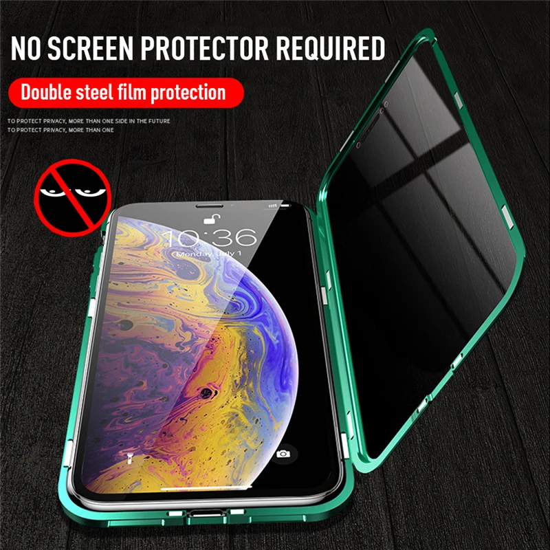 

Защитный чехол из закаленного стекла для iPhone 7 8 Plus X XR XS MAX