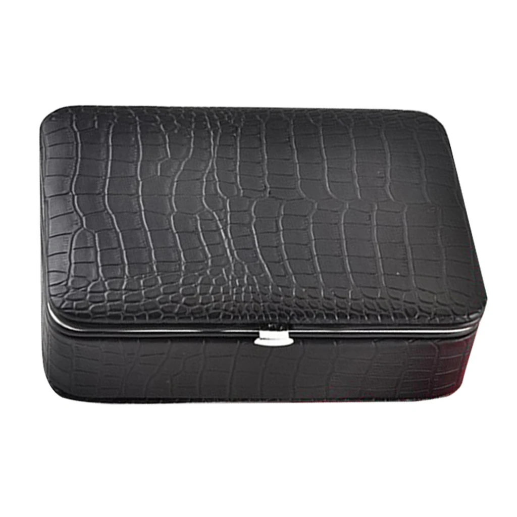 Pu Leather Jewelry Box Lockable Case Large Space Storage Organizer | Украшения и аксессуары