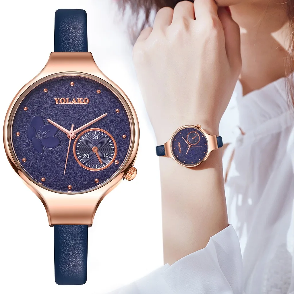 

Ladies Exquisite And Small Round Quartz Wristwatches Lady Watch For Woman Luxury Waterproof Watch Women 2021 Latest Relojes