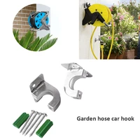 rust free garden hose pipe reel hook hanger wall mounted holder organizer tool durable easy to install portable hose hook no lo