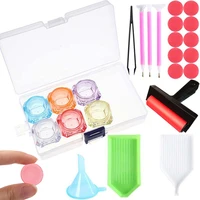 multi function diy diamond painting tools stitch kits embroidery painting accessories point sticking drill pen tools set