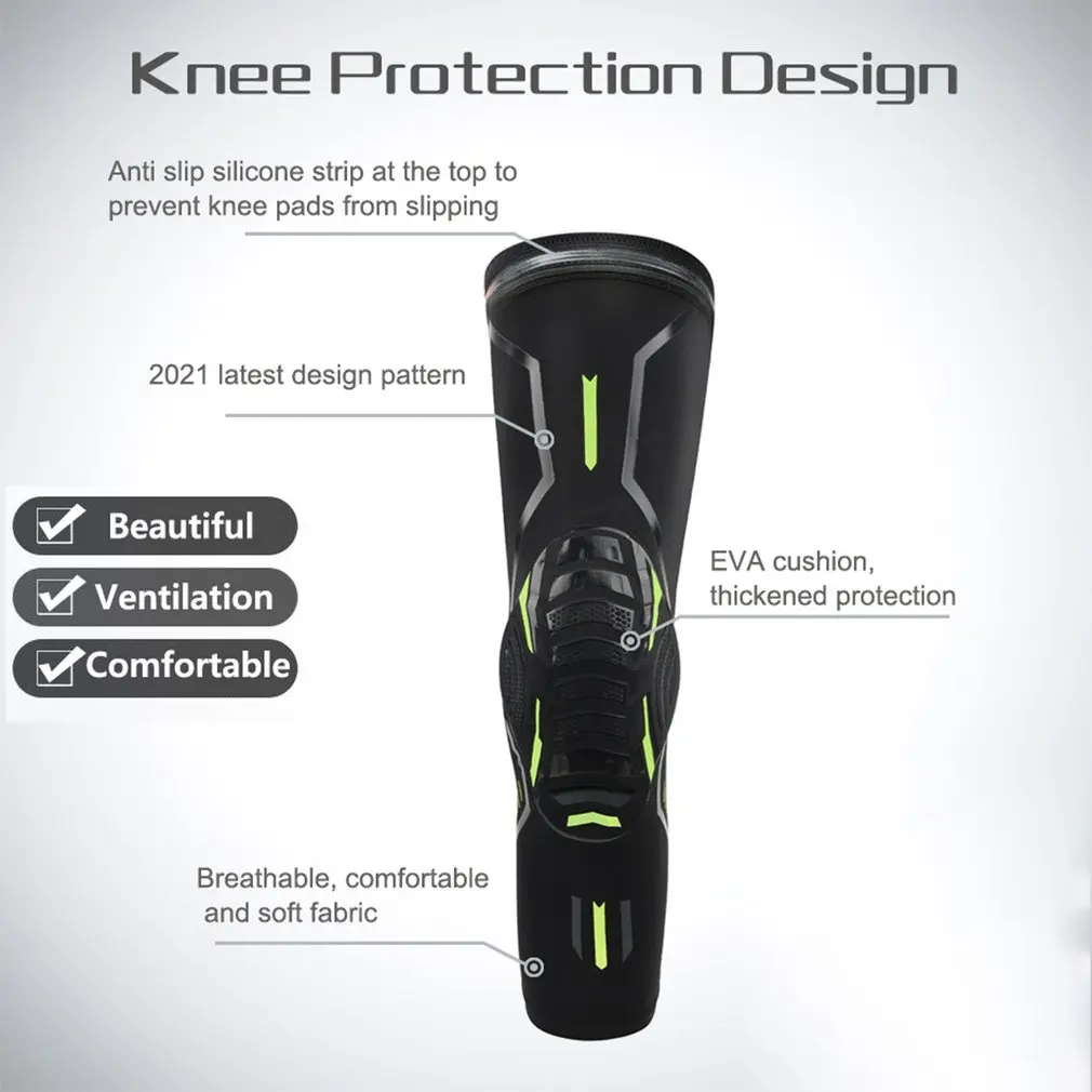 1 шт. наколенники для баскетбола эластичная пена наколенник волейбола защитная