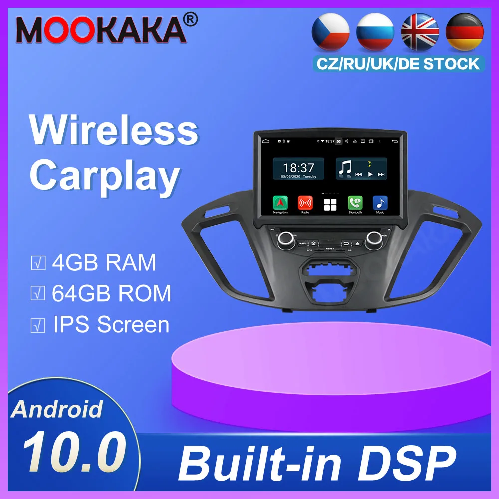 CARPLAY Android 2016 навигация для Ford Transit Custom автостерео головное устройство
