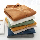 Рубашка женская Вельветовая в молодежном стиле, Повседневная Свободная блузка с длинным рукавом, топ, одежда для девушек, весна 2021