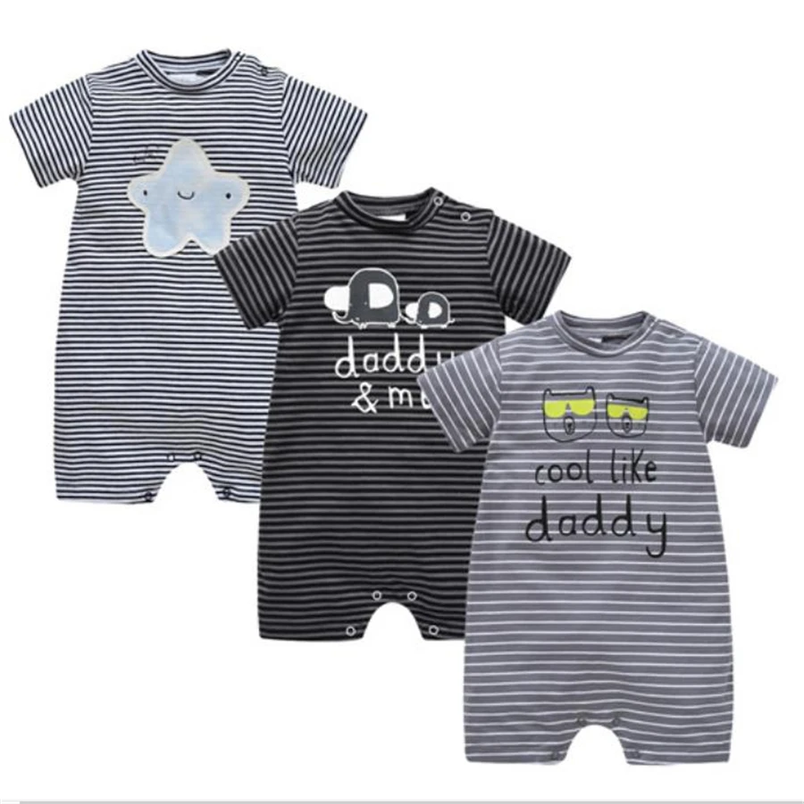 Baby Kids Boys Rompers Cartoon Striped Infant Jumpsuit Ropa Bebe De Bubble Tutu Dress Outfit Newborn Clothes Lovely |