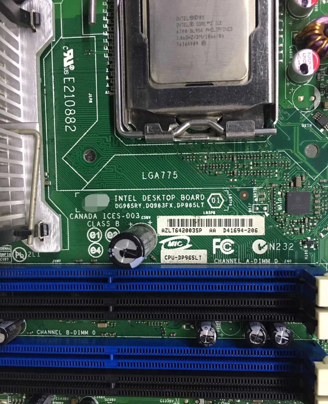 DP965LT для настольной платы Intel Промышленная материнская плата LGA775 - купить по