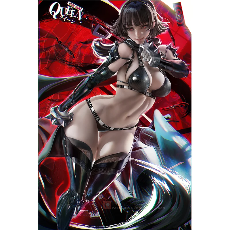 Печатная Игра Красная боксерская тренера сексуальная девушка художественный