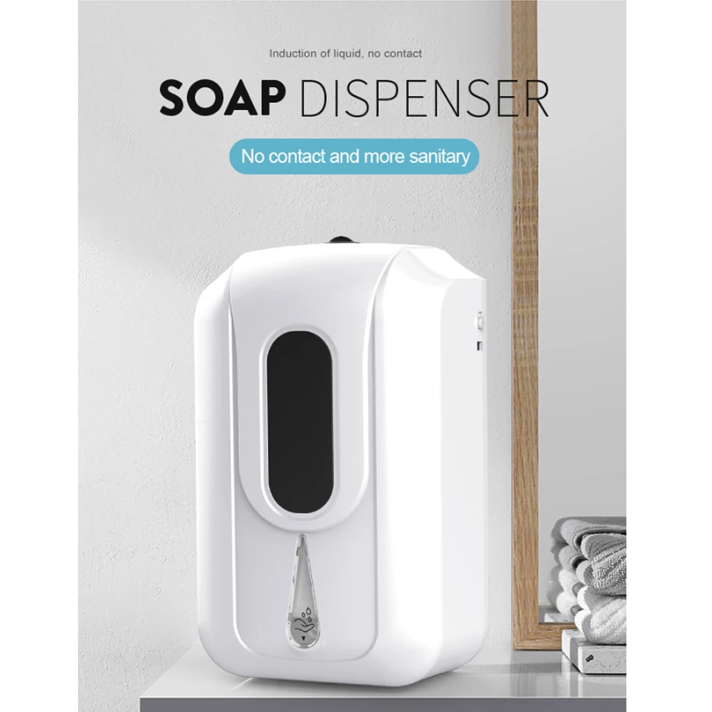 

Automatic Soap Dispenser Touchless Sensor Hand Sanitizer Shampoo Detergent Dispenser Wall Mounted Spray/Drop