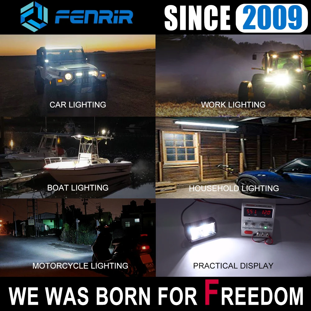 Внедорожный светодиодный рабочий светильник бар для автомобильных мотоциклов