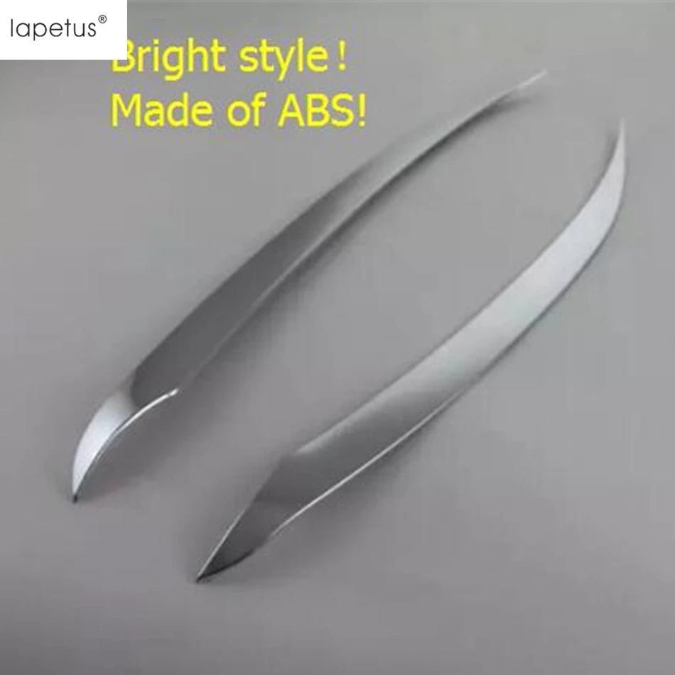 Lapetus хромированные передние фары лампа для век бровей Накладка Hyundai Tucson 2016 2017 2018