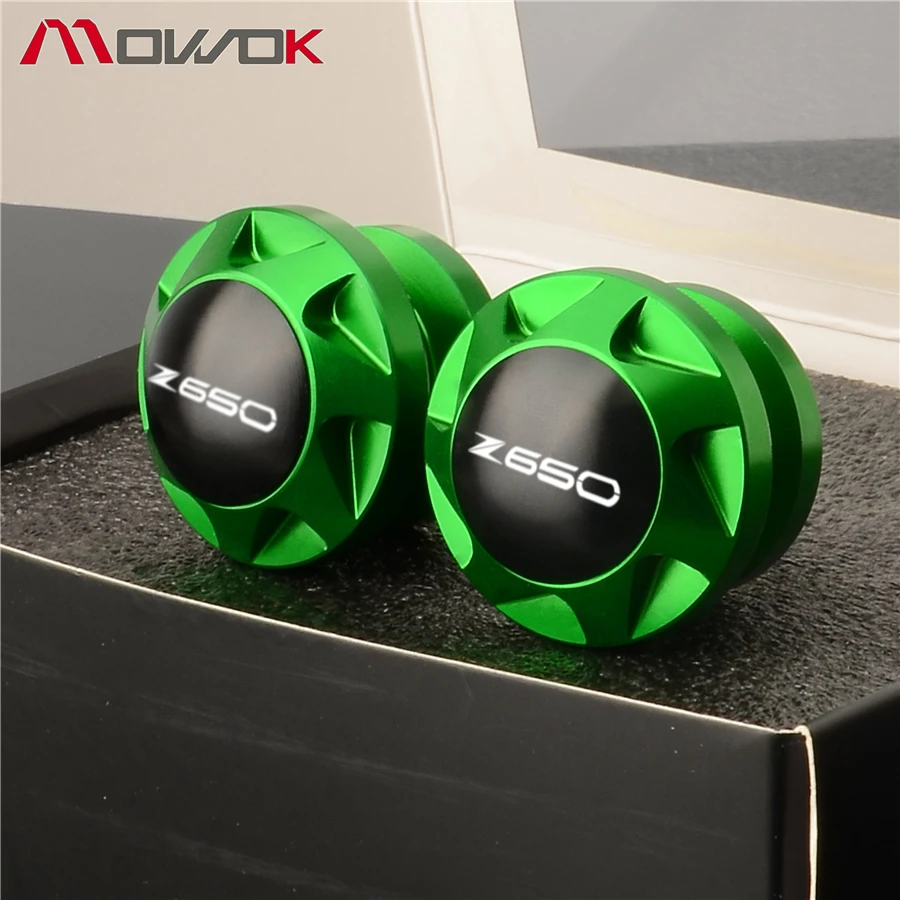 8 мм винты для подставки мотоцикла катушки слайдера с ЧПУ Kawasaki Z650 Z 650 z900 2017