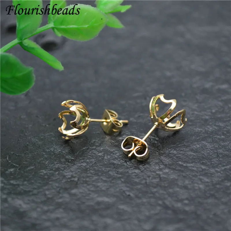 Новое поступление антикоррозийные металлические гвоздики для ушей золотого