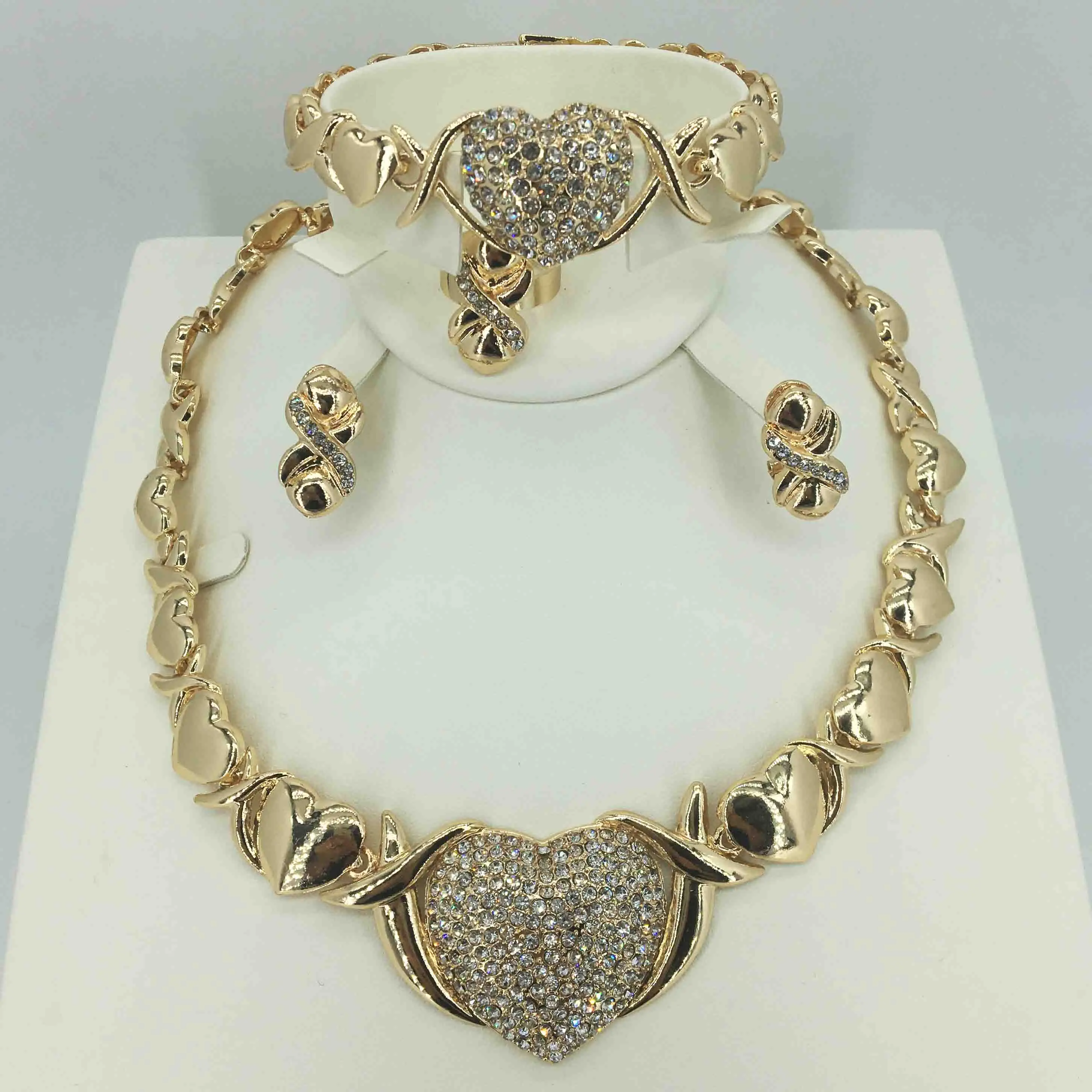 

Модные ювелирные изделия высокого качества Свадебный комплект в Африканском защитном цвете Дубай итальянская женская подвеска серьги тур...