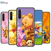 soft tpu cover disney winnie the pooh for oneplus nord n100 n10 8t 8 7t 7 6t 6 5t pro black phone case