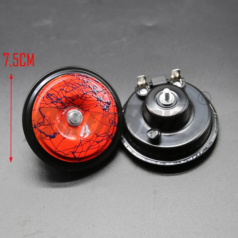 2 шт. универсальный автомобильный рожковый сигнал для мотоцикла 12 В 110 дБ мопед