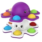 Новый дизайн, силиконовый интерактивный флип-Спиннер для снятия стресса с аутизмом и осьминогом