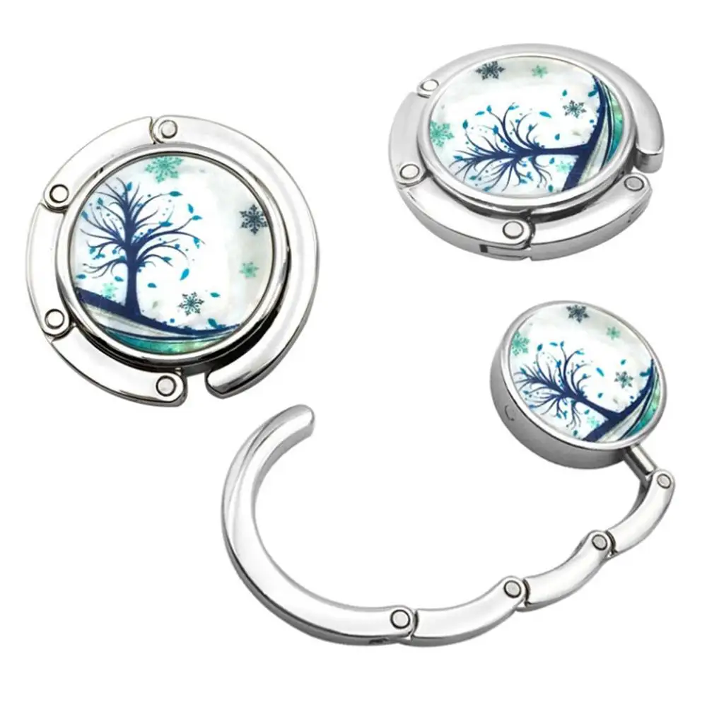 1 шт. портативная складная сумка с крюком вешалка сумочка держатели складной