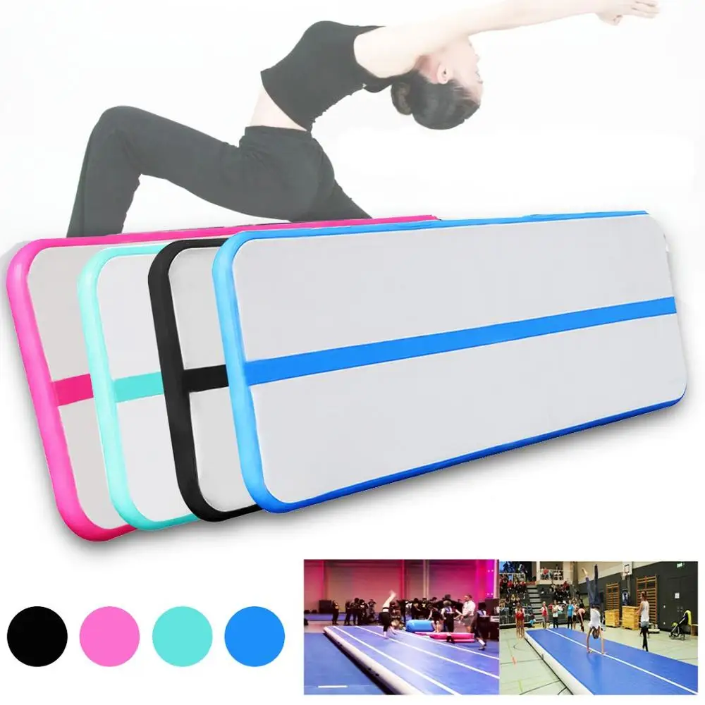 Дешево Воздушная дорожка высокого качества, воздушная дорожка 5x3x0,3 м, надувная воздушная дорожка, тренажерный зал, коврик, надувная воздушная гимн...