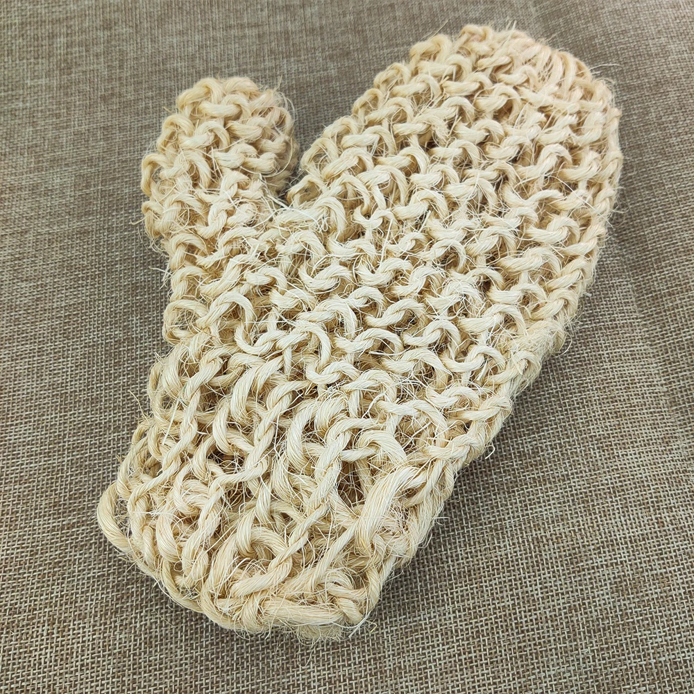 Новый природные ванны перчатки губка-щетка для ванной ручка трение назад губка