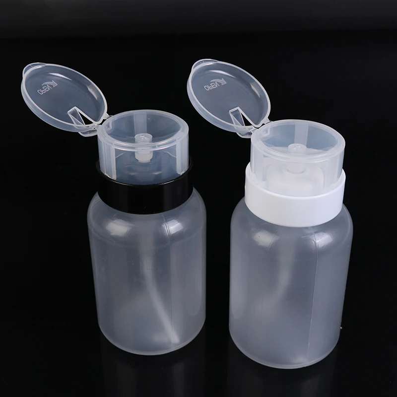 Флаконы для жидкости снятия гель-лака 200 мл насос многоразового использования