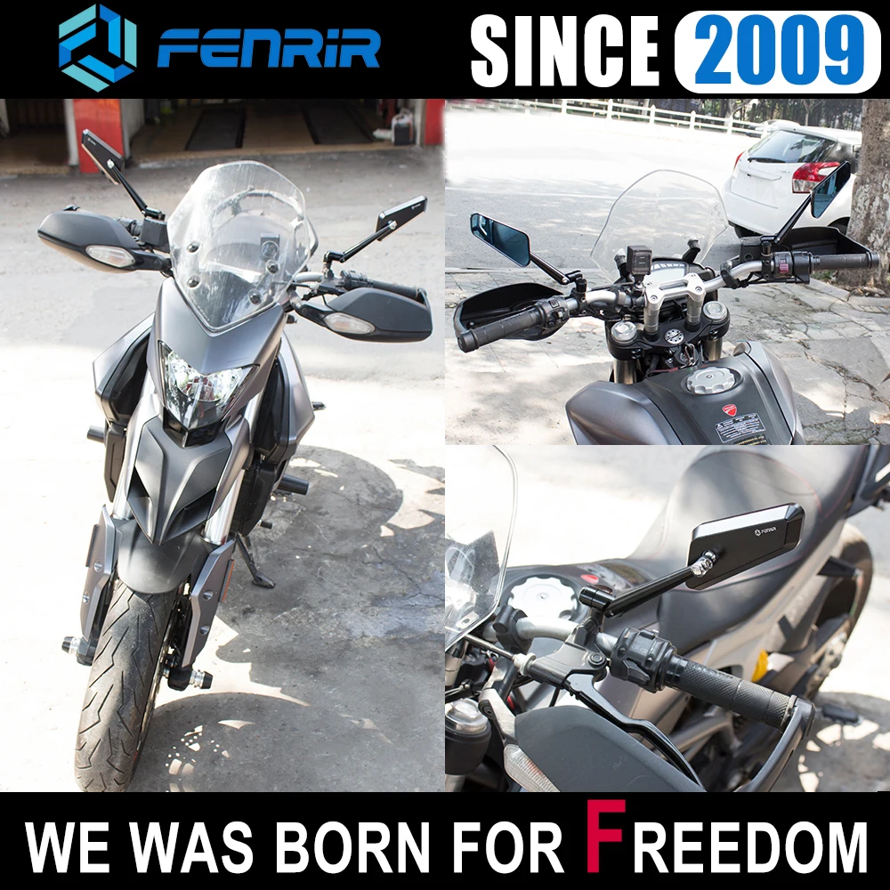 Зеркало мотоциклетное FENRIR для suzuki GSR250 GSX400 GSR400 SV400 SV650 GSR750 honda benelli Yamaha KTM triumph ducati