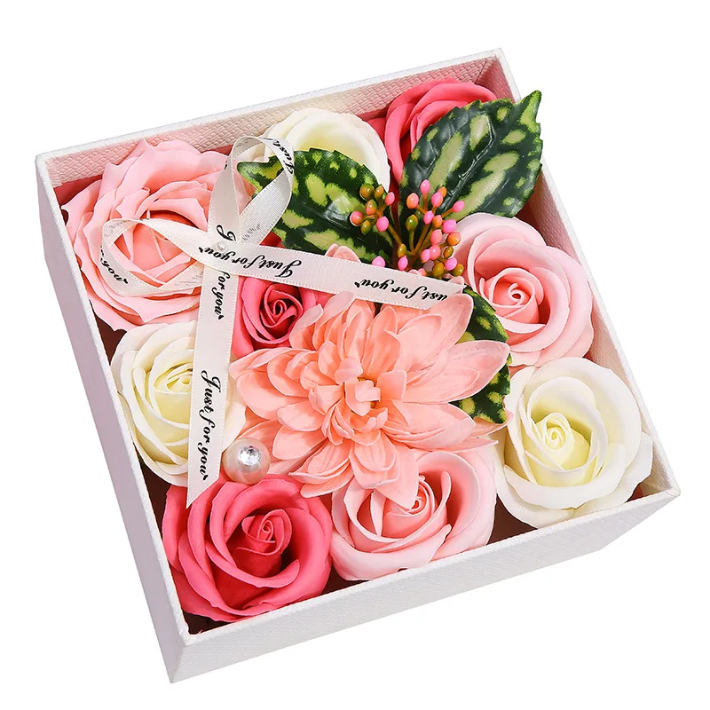 

2021 innovative new soap flower box processing custom Valentine's Day Mother's Day rose gift